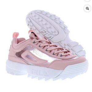 🌸 Fila Disruptor II Pink Platform Sneakers – Women’s Size 9